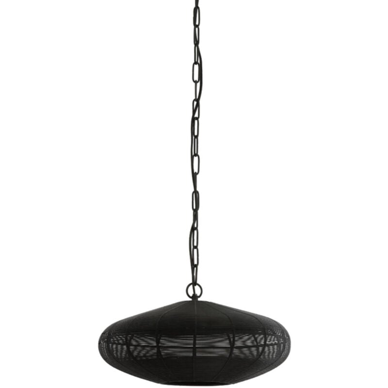 foto del prodotto lampada a sospensione bahoto nero metallo light living