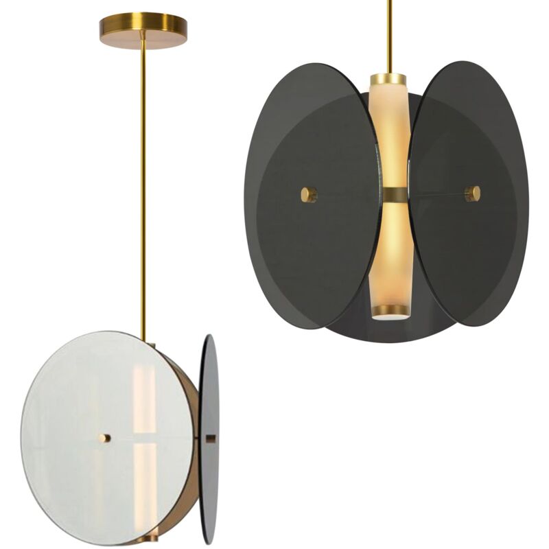 foto del prodotto lampada a sospensione balck app1675 cp round