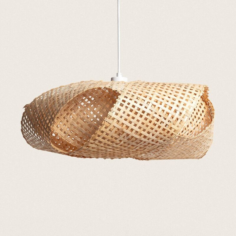 foto del prodotto lampada a sospensione bamb haikou naturale