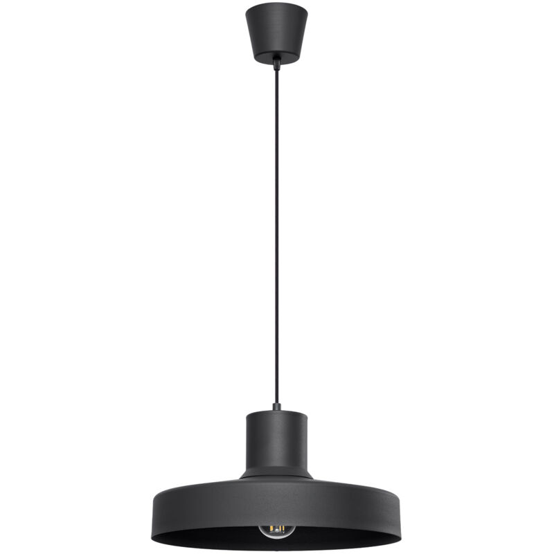 foto del prodotto lampada a sospensione bilo nero 35x120x35cm sollux