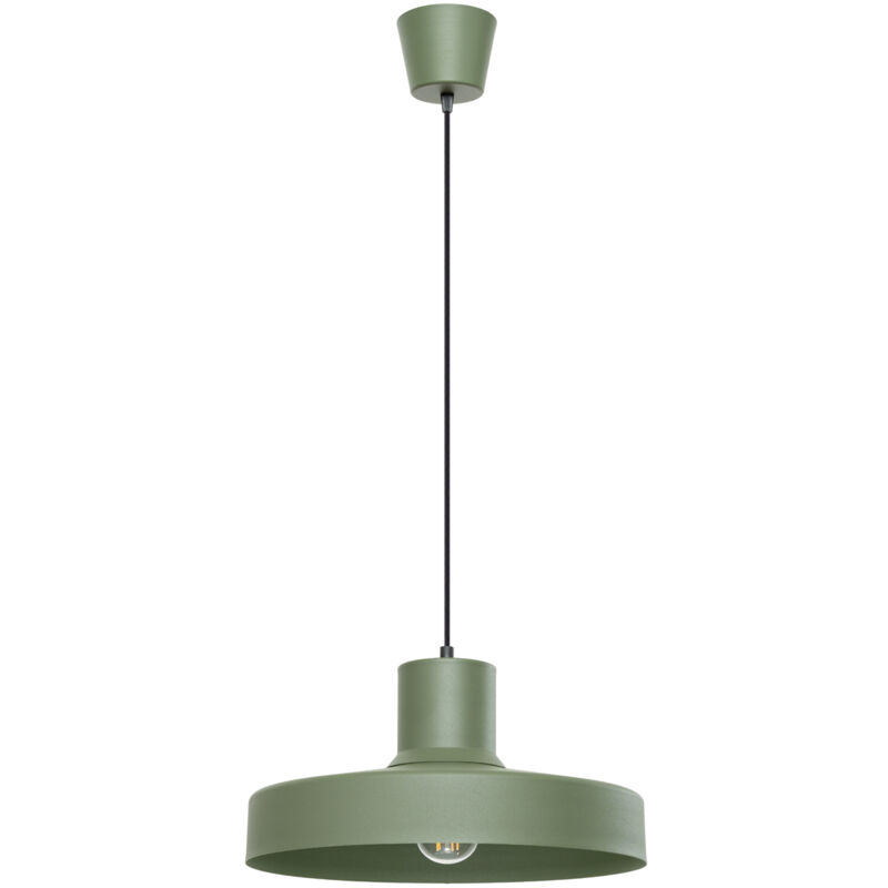 foto del prodotto lampada a sospensione bilo verde oliva 35x120x35cm sollux