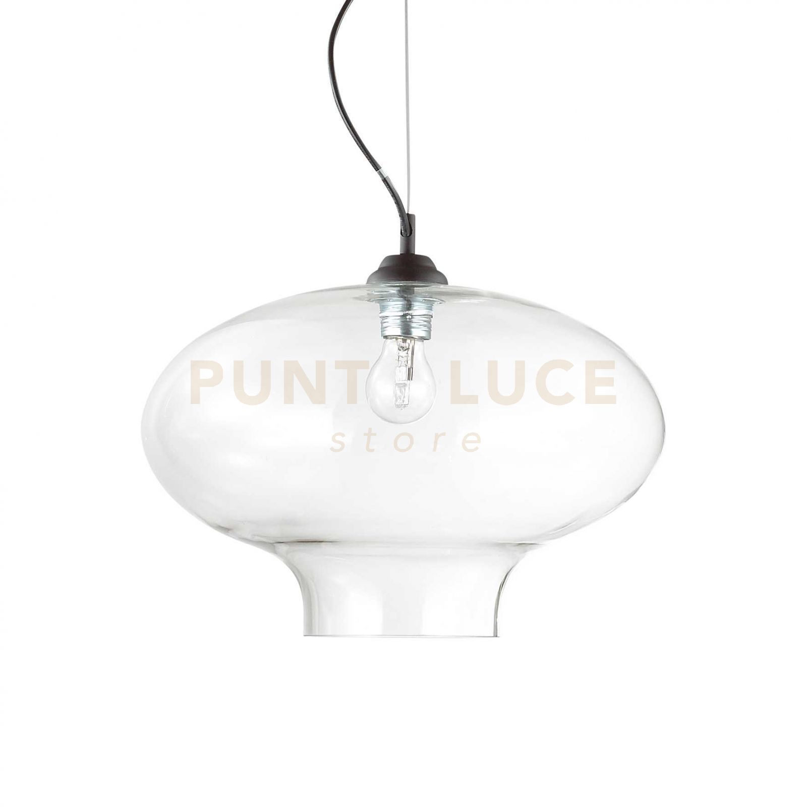 foto del prodotto lampada a sospensione bistro' sp1 round trasparente