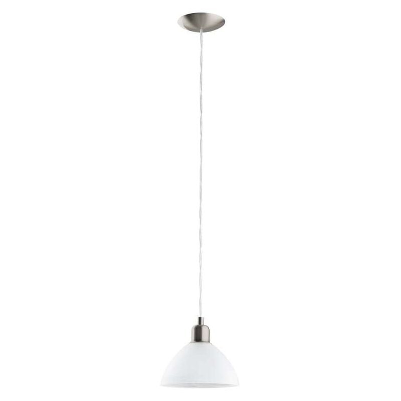 foto del prodotto lampada a sospensione brenda nickel opaco 1100mm eglo