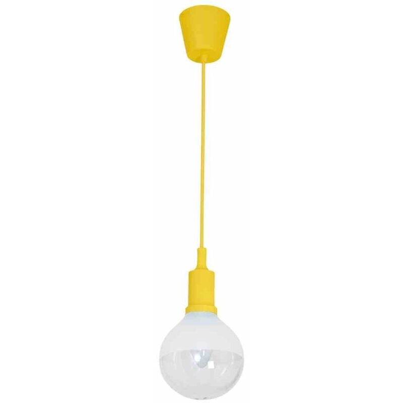 foto del prodotto lampada a sospensione bubble gialla 5w e14 led