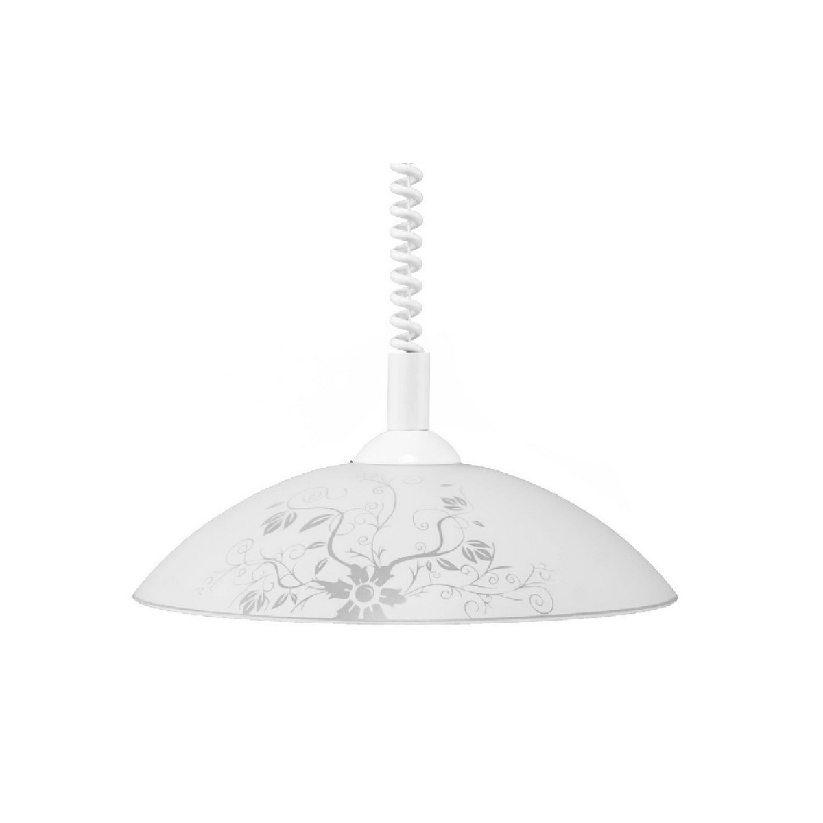 foto del prodotto lampada a sospensione california, bianco, vetro, 40x40x80 cm, epikasa