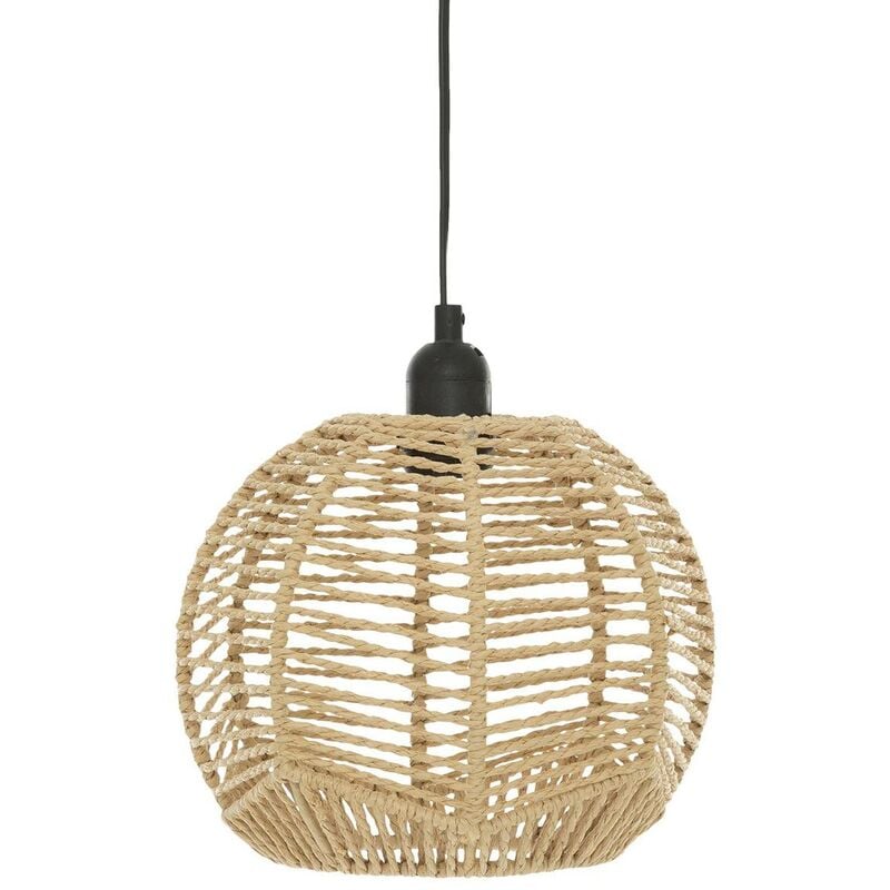 foto del prodotto lampada a sospensione caren d24cm beige atmosphera cr ateur d int rieur