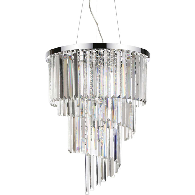 foto del prodotto lampada a sospensione carlton sp12 cromo