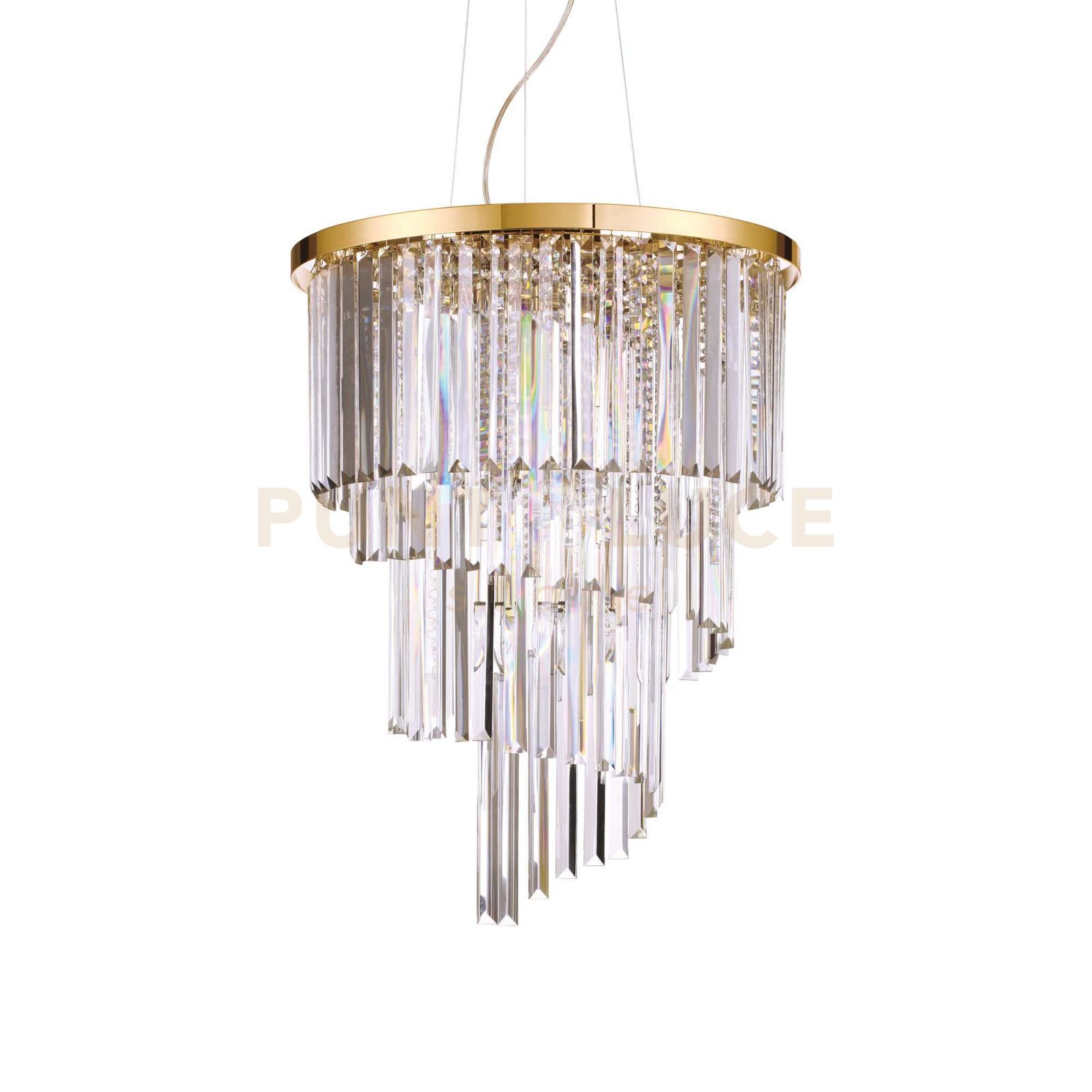 foto del prodotto lampada a sospensione carlton sp12 oro