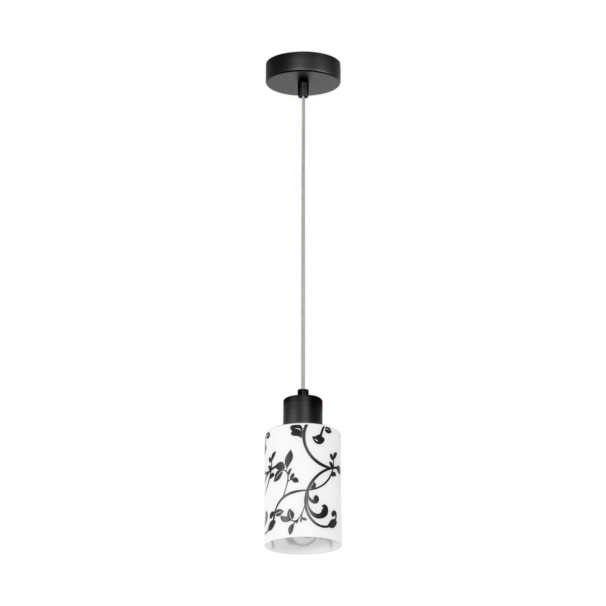 foto del prodotto lampada a sospensione cavado, nero, metallo, 9,5x9,5x110 cm, epikasa