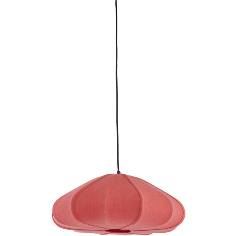 foto del prodotto lampada a sospensione cesano rosa tessile light living