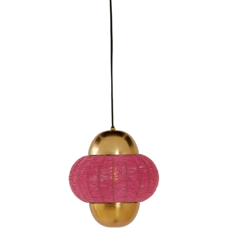 foto del prodotto lampada a sospensione cetara rosa metallo light living