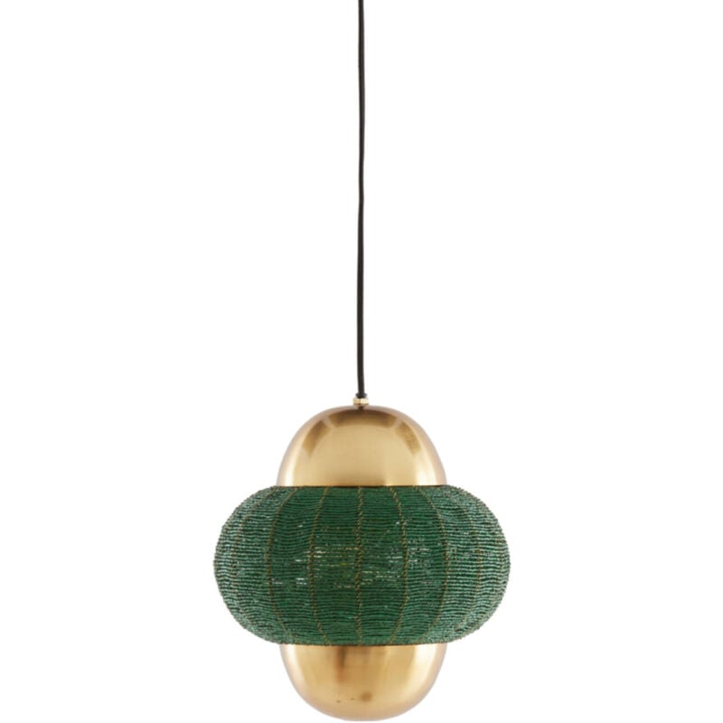 foto del prodotto lampada a sospensione cetara verde metallo light living