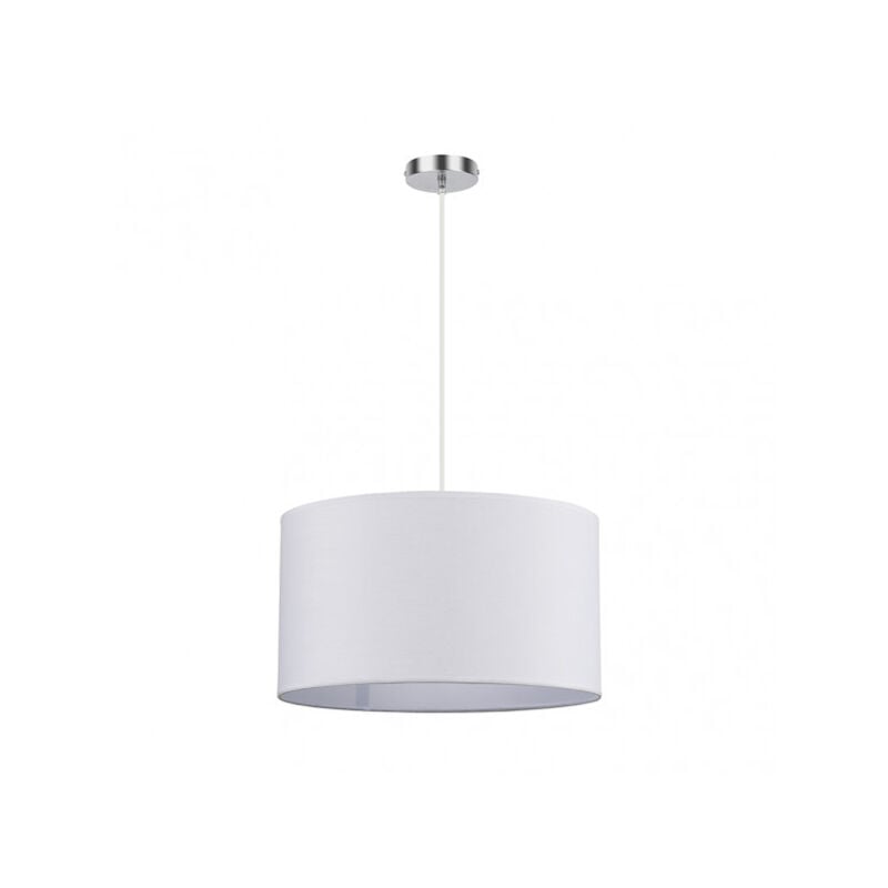 foto del prodotto lampada a sospensione chanza 2xe27 cromo bianco regx40x40 cm
