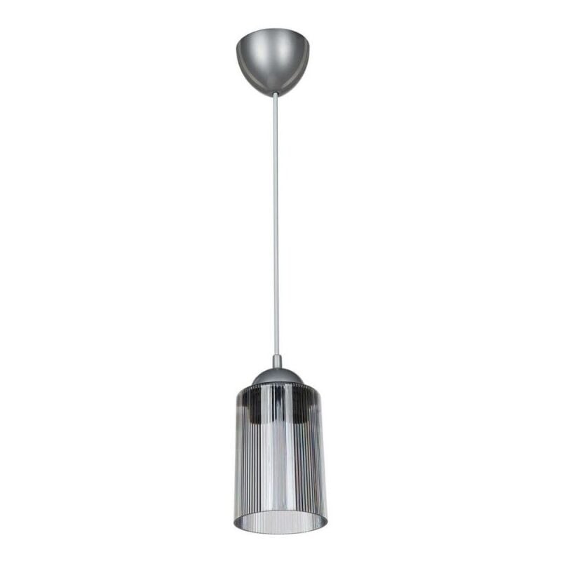foto del prodotto lampada a sospensione con paralume cilindrico in plastica fum optical asz1027