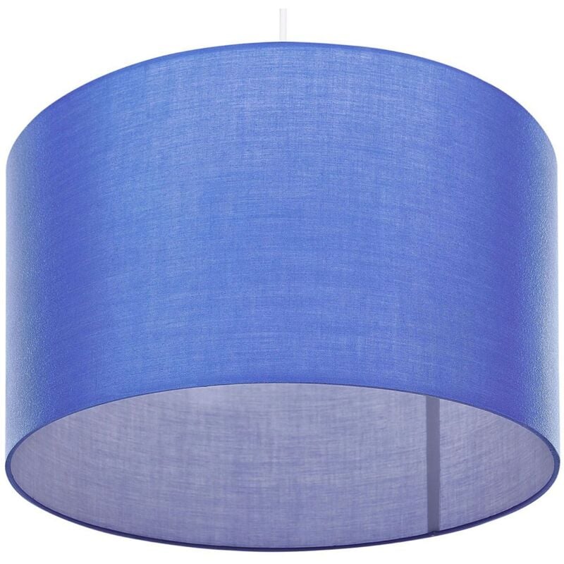 immagine 0 del prodotto lampada a sospensione con paralume in tessuto blu 1 luce 48 cm dulce
