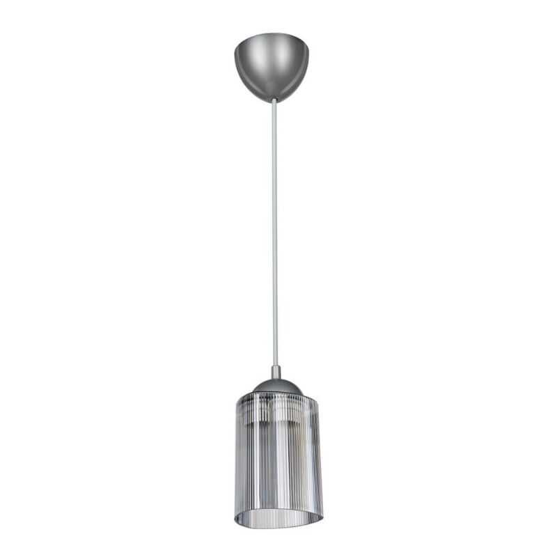 foto del prodotto lampada a sospensione con paralume triangolare in plastica fum optical mdl3871