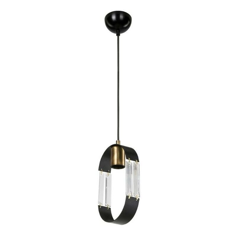 foto del prodotto lampada a sospensione con pendente nero nova