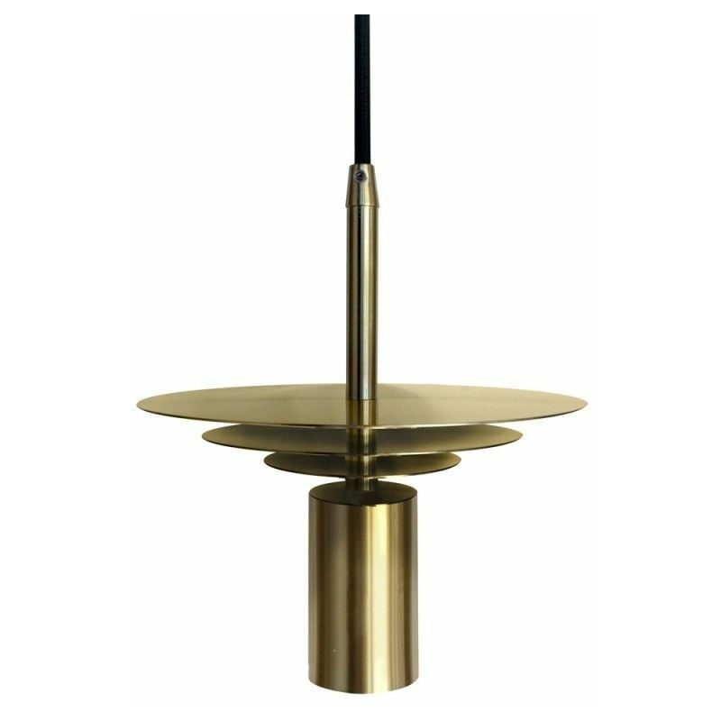 foto del prodotto lampada a sospensione con portalampada oro antico saturno cr 93 041 27 005