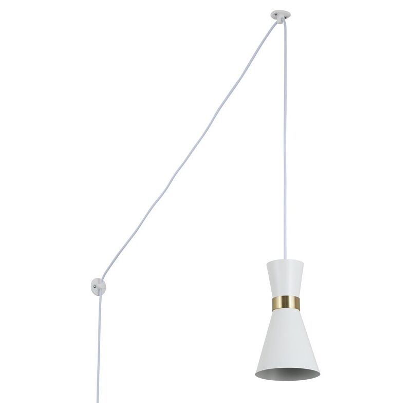 foto del prodotto lampada a sospensione con spina mir e27