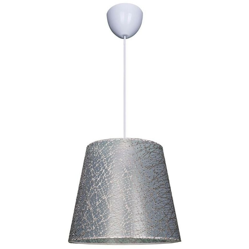 foto del prodotto lampada a sospensione conic asz0777 in tessuto grigio effez