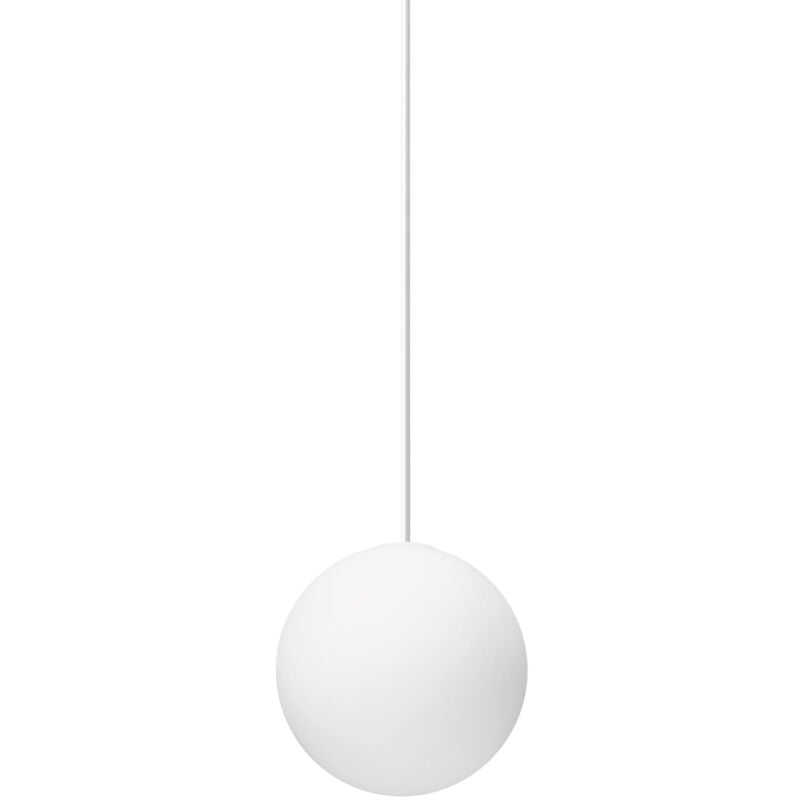 foto del prodotto lampada a sospensione contemporanea mapa metallo bianco 1 luce g9 4w 3000k ip20