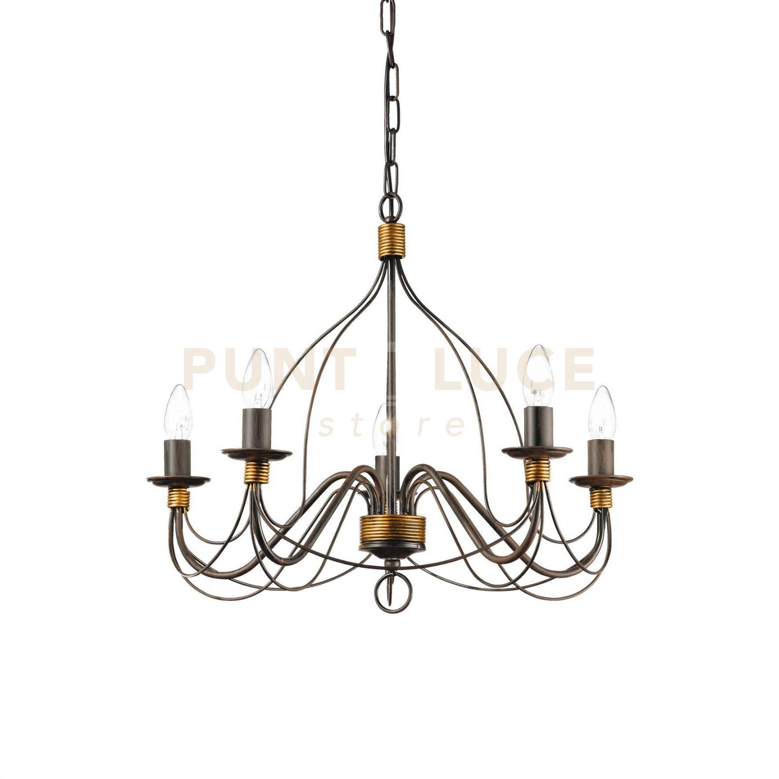 foto del prodotto lampada a sospensione corte sp5 ruggine