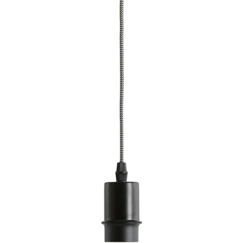 foto del prodotto lampada a sospensione cupa nero metallo light living