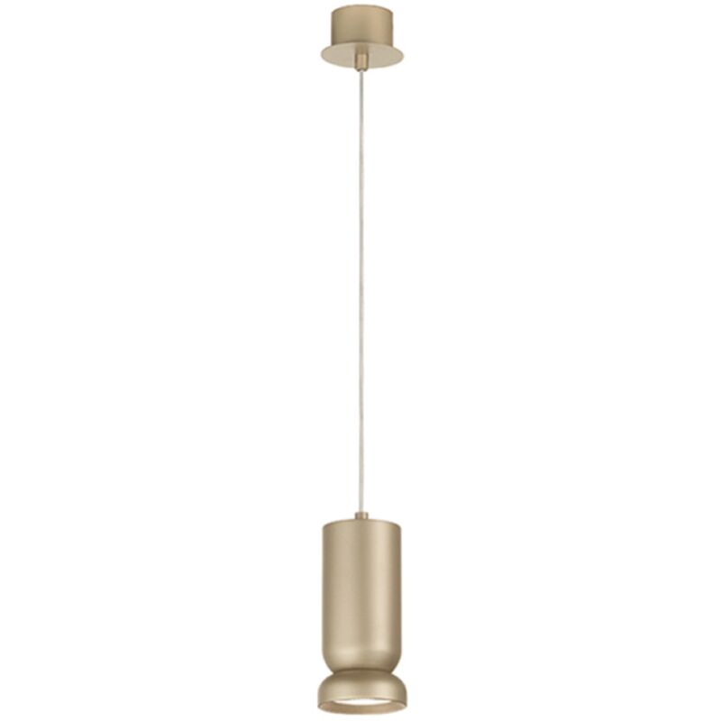 foto del prodotto lampada a sospensione d8,5 cm lilium in alluminio verniciato a polvere oro