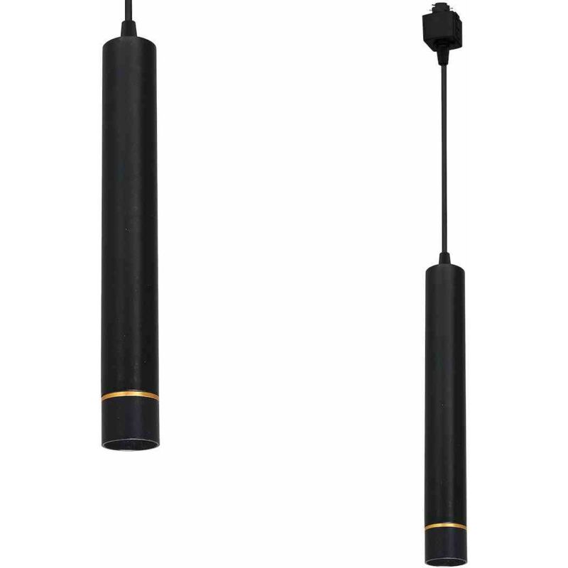 foto del prodotto lampada a sospensione da binario nero oro 3w led