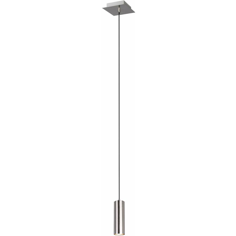 foto del prodotto lampada a sospensione da interno gu10 in metallo nickel opaco