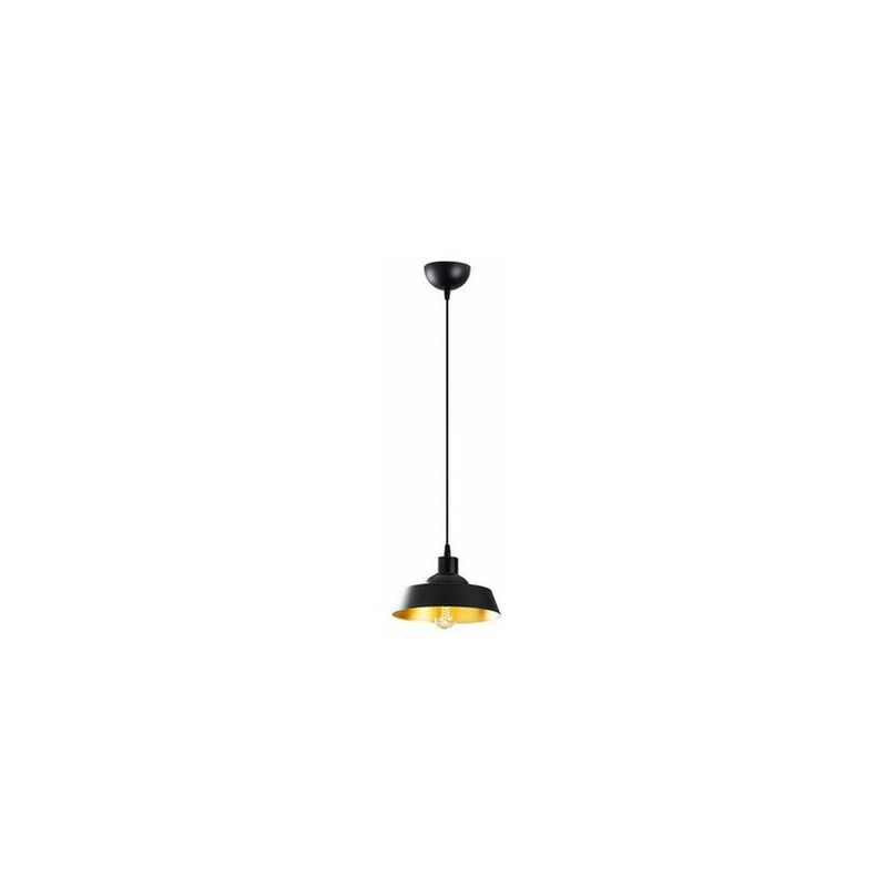 foto del prodotto lampada a sospensione da soffitto modello 29 nera e oro