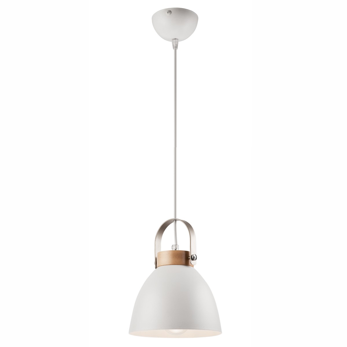 foto del prodotto lampada a sospensione danielle, bianco, legno, 18x18x81 cm, epikasa