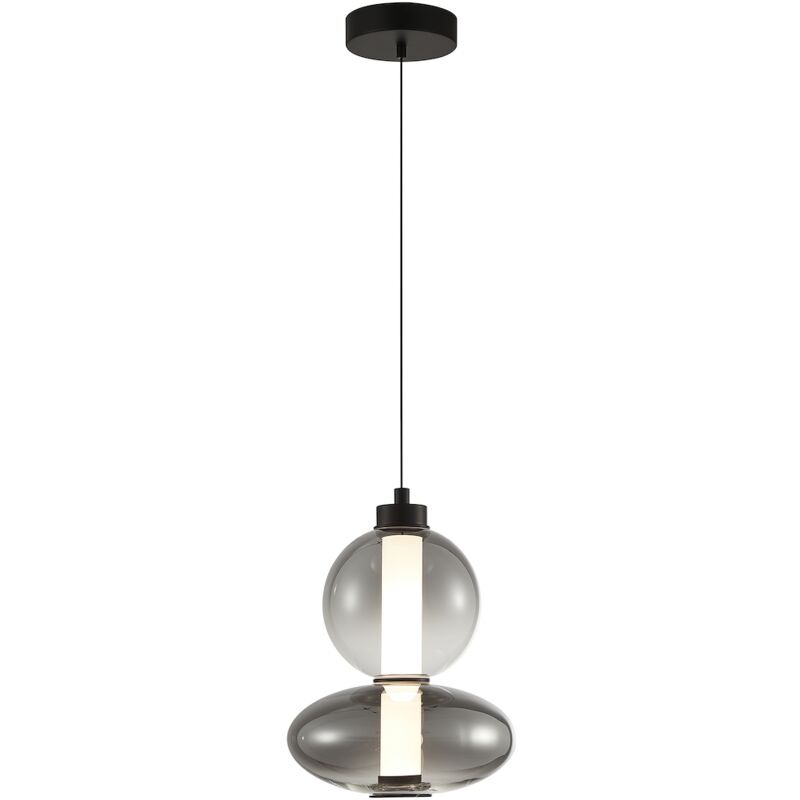 foto del prodotto lampada a sospensione daphne smoked 12w