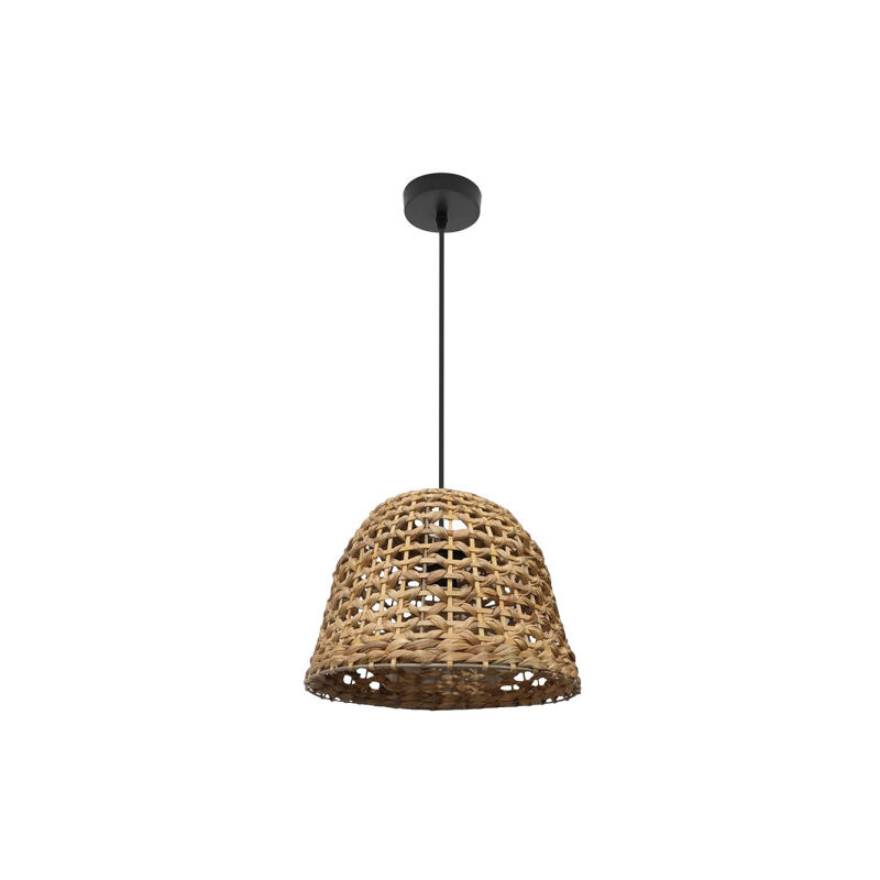 foto del prodotto lampada a sospensione darro nero naturale 35d nero naturale 35d vegetable marine