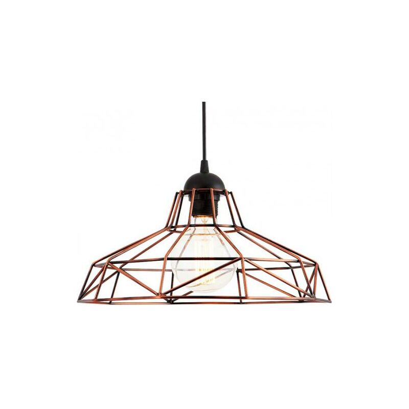 foto del prodotto lampada a sospensione design industriale lampada a sospensione retr nova bronzo