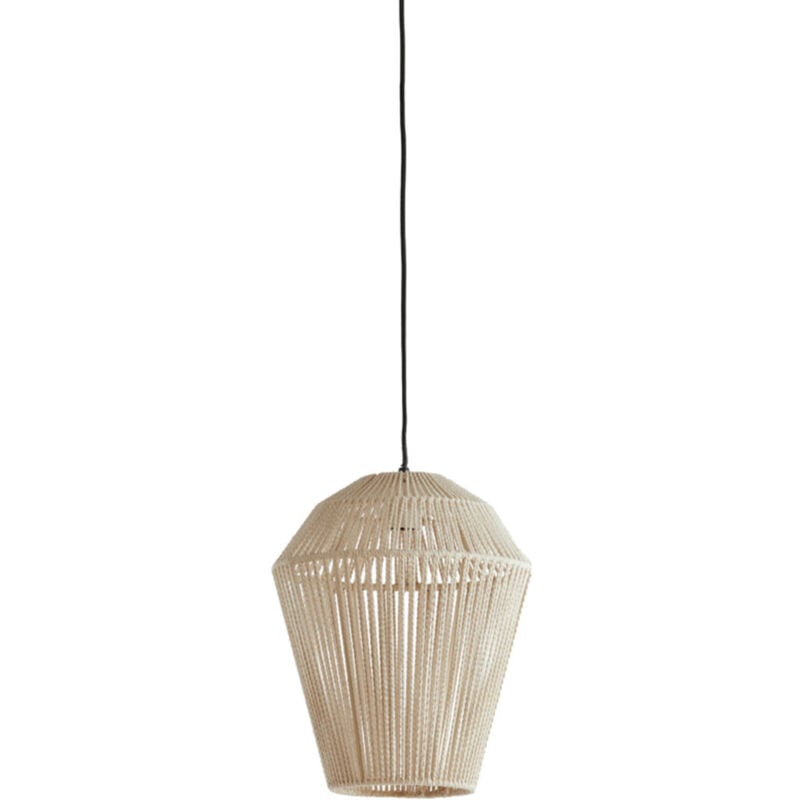foto del prodotto lampada a sospensione deya beige juta light living