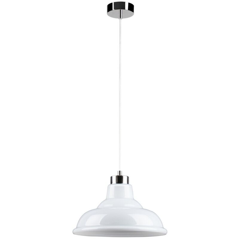 foto del prodotto lampada a sospensione dinkel, metallo, vetro, argento, bianco, 32x32x136 cm