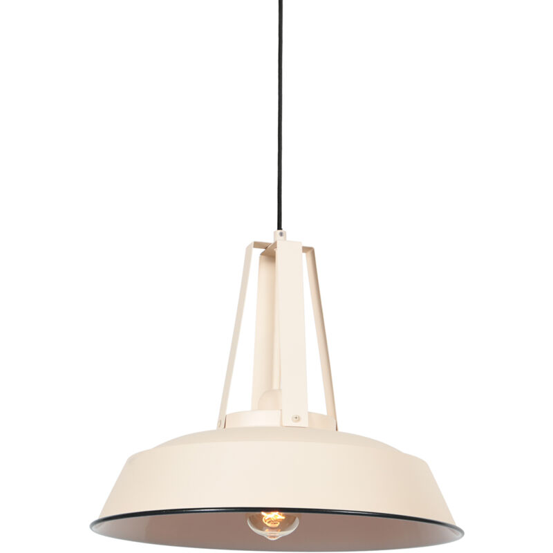foto del prodotto lampada a sospensione eden beige metallo 42cm mexlite