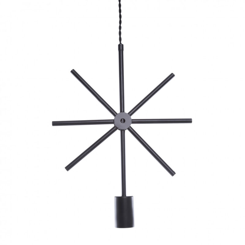 foto del prodotto lampada a sospensione elise jd3975 01 bk 