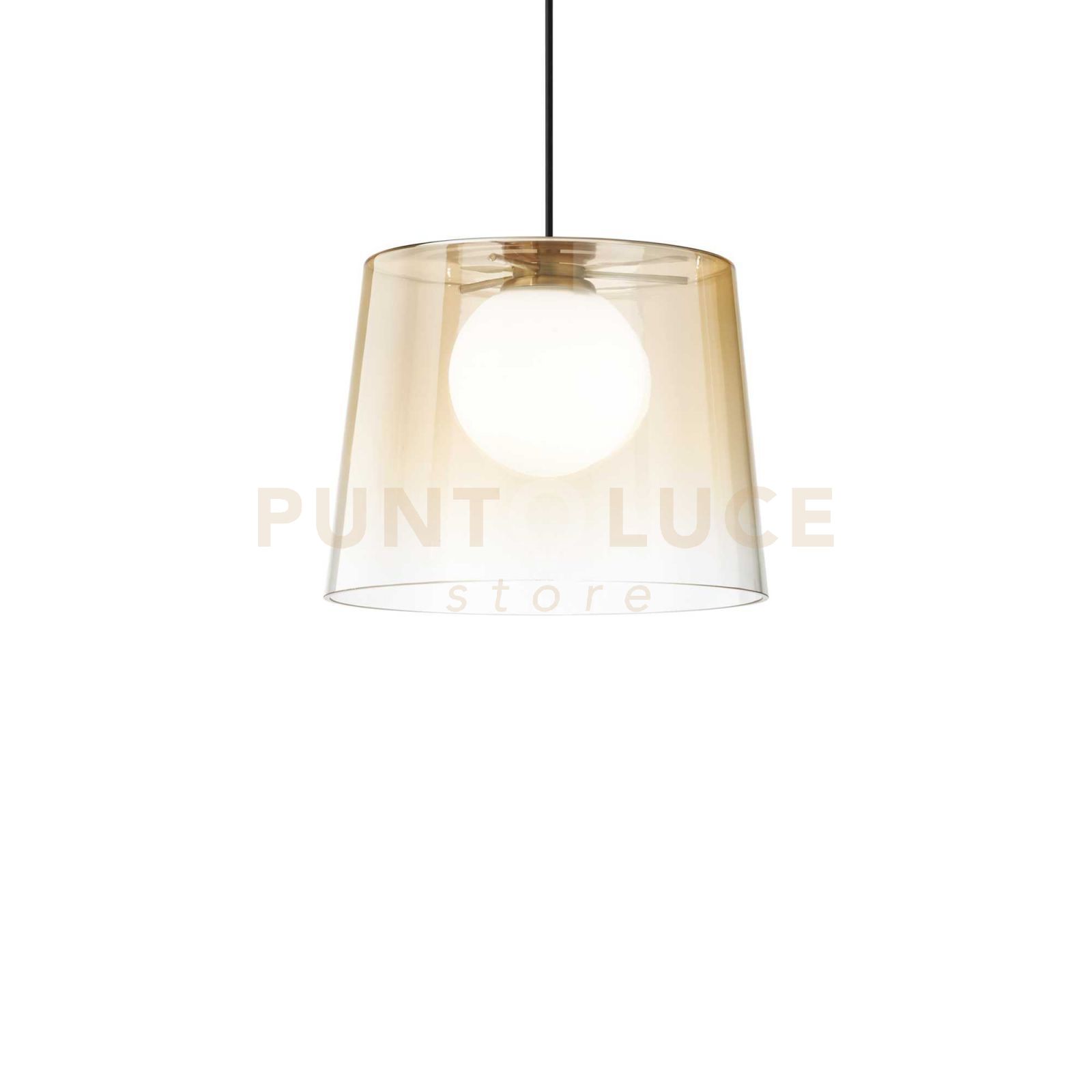 foto del prodotto lampada a sospensione fade sp1 ambra