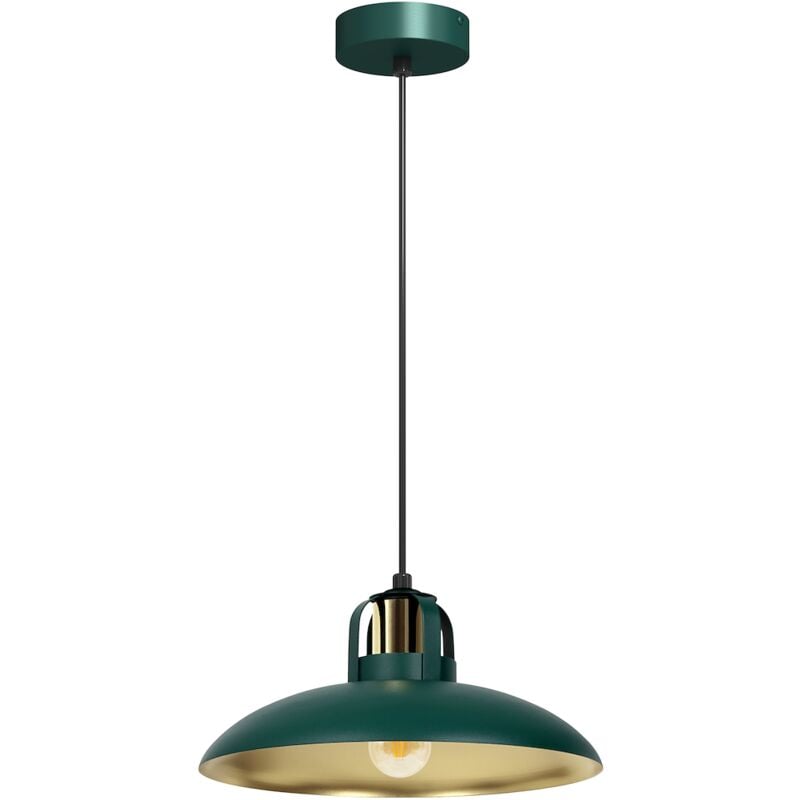 foto del prodotto lampada a sospensione felix verde oro 1xe27