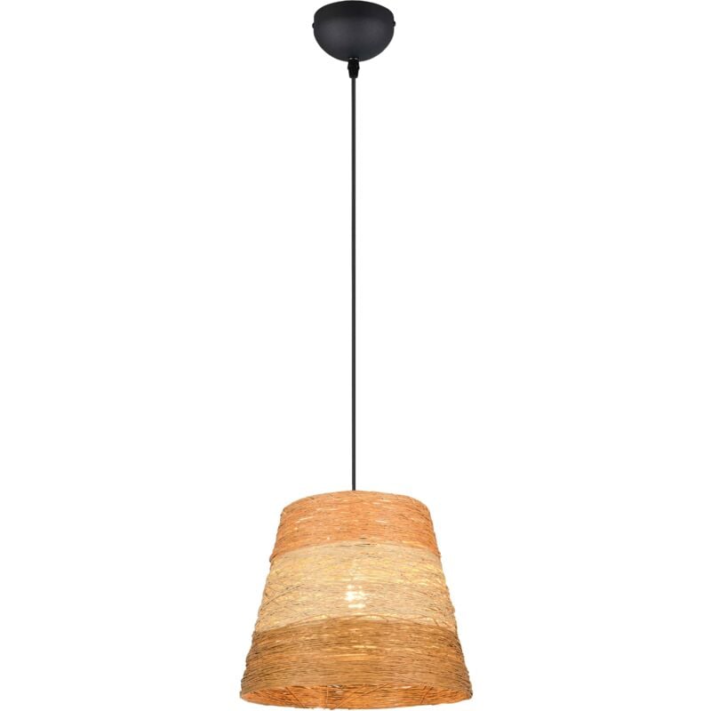 foto del prodotto lampada a sospensione, fibre naturali, 3 tonalit , d 25 cm, joeline