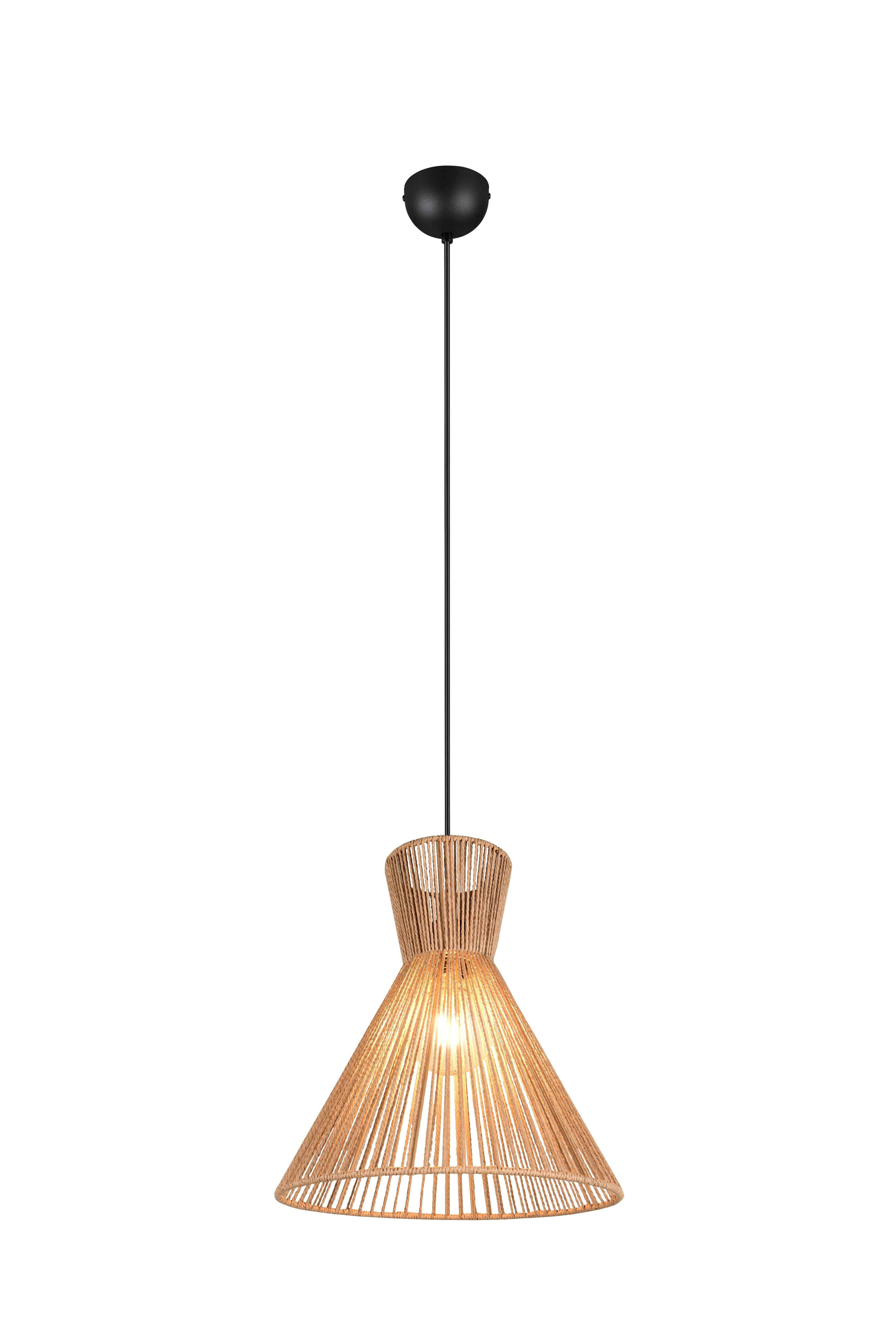 foto del prodotto lampada a sospensione, fibre naturali, d 35 cm, rosalie