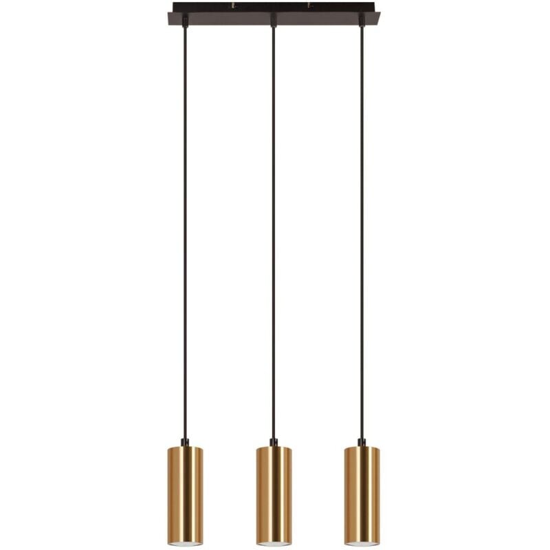 foto del prodotto lampada a sospensione gbly a 3 lampadine lampada a sospensione vintage nero oro gu10 lampada a sospensione industriale per corridoio soggiorno