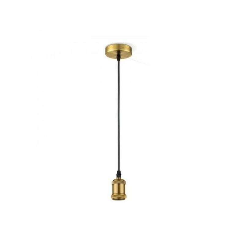 foto del prodotto lampada a sospensione globo oliver, in ottone anticato, lampadina non inclusa, glb a33