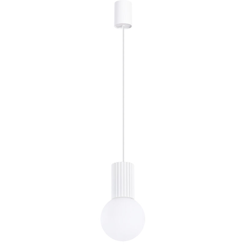foto del prodotto lampada a sospensione halo bianco 12x120x12cm sollux