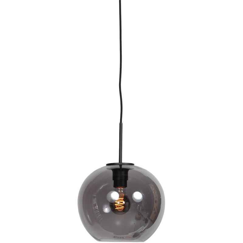 foto del prodotto lampada a sospensione haloswap nero vetro vetro mexlite