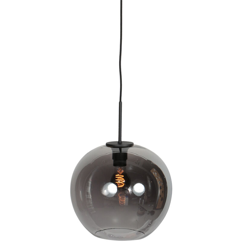 foto del prodotto lampada a sospensione haloswap nero vetro vetro mexlite