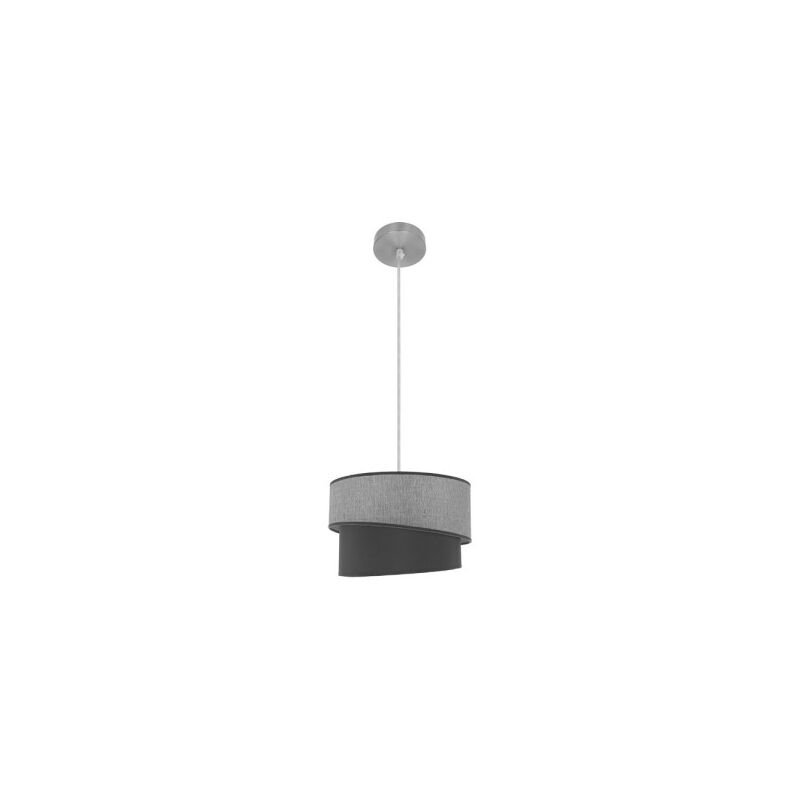 foto del prodotto lampada a sospensione hara 1xe27 nichel grigio regx35x35 cm