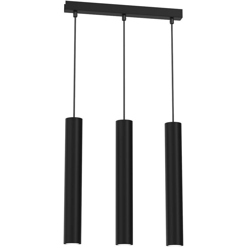 foto del prodotto lampada a sospensione hudson black 3xgu10